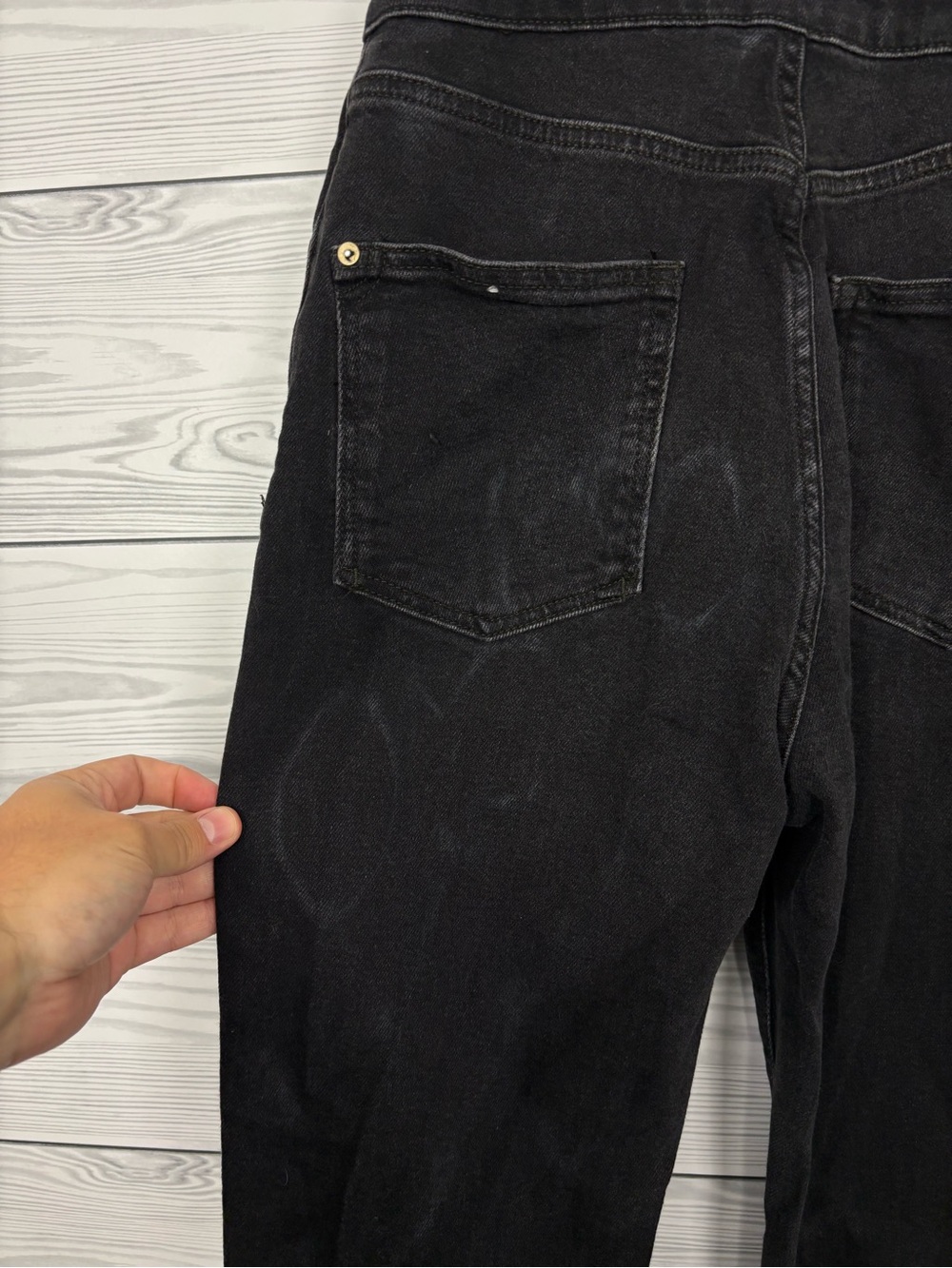 PILCRO Anthropologie Denim Jumpsuit size 6 - Picture 9 of 11